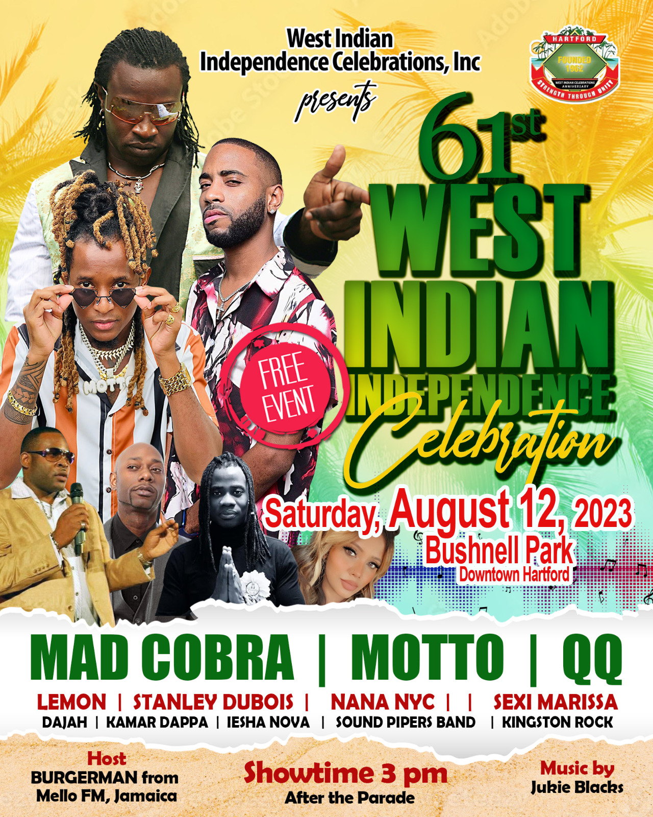 West Indian Independence Celebrations - 2023 - Concert - 61st Annual